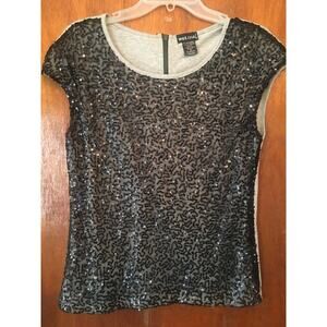 Wetseal Black Sequin Womens Medium M